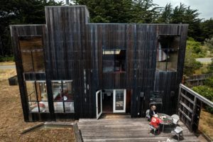 The back side of Donlyn Lydon's house.