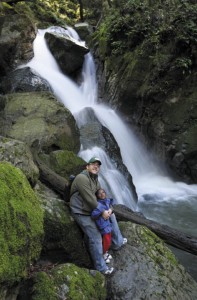 Waterfalls at Sugarloaf Ridge State Park. (photo by John Burgess)