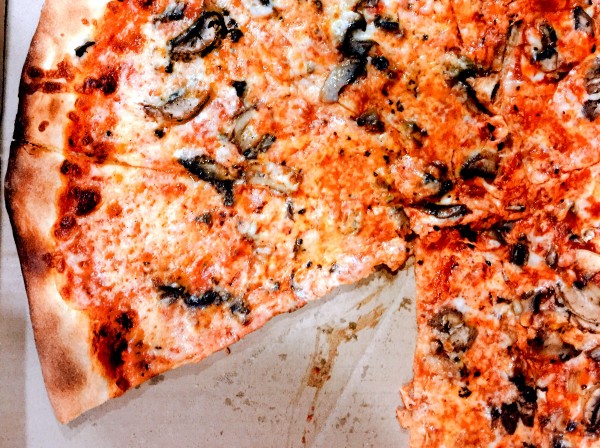 Pizza from Joey’s in Santa Rosa. (Photo by Heather Irwin)