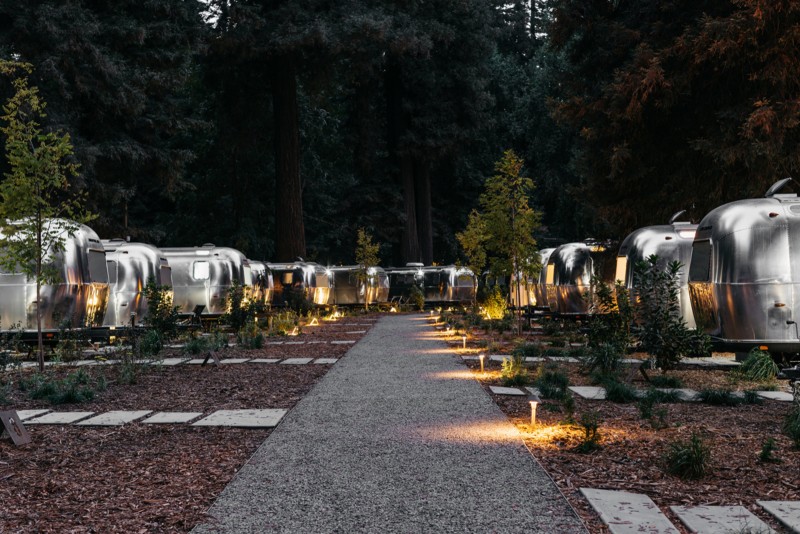 Airstreams. (Photo courtesy of coolhunting.com)