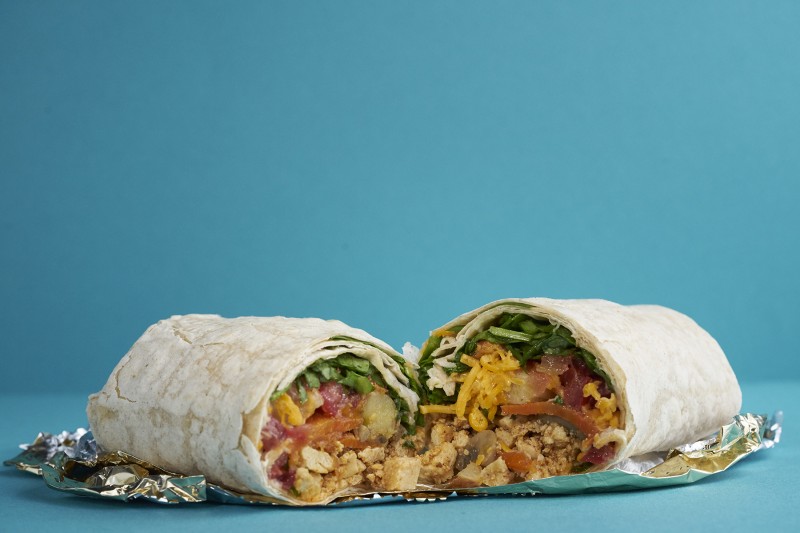 Amy's Drive Thru's Breakfast Burrito.