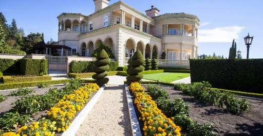 Five acres of gardens make for a perfect place to sneak at kiss at Ferrari-Carano (Photo courtesy of Ferrari-Carano)