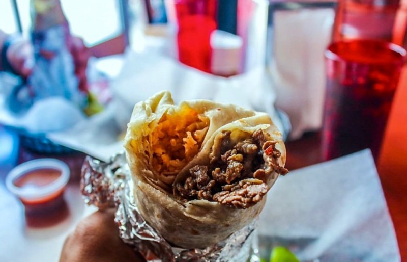 Burrito at El Roy's in Petaluma. (If Photography)