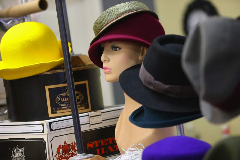 Display at Portobello Hats in Santa Rosa. (Christopher Chung)