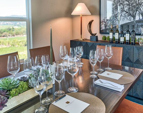 Set table, Signorello Estate Room