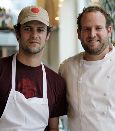 Lowell and Chef Daniel Kedan. Heather Irwin/PD