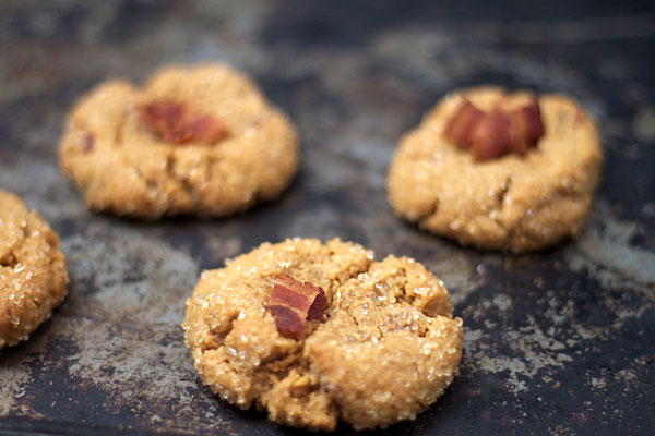 Peanut Butter Bacon Chocolate Cookies