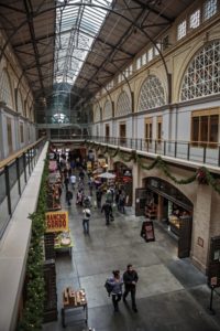 The Ferry building looking west (photo by Chris Hardy)