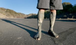 When David Martin of San Francisco went kayaking on Lake Sonoma in January, the water level has fallen so low he couldn't launch from the boat ramp. Instead, he had to portage through several yards of gooey mud to get his craft to and from the lake.