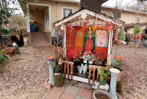 Roadside shrine on Highway 12 in El Verano. (photo by Kent Porter)