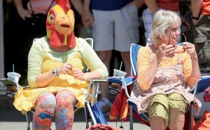 Spectators watch during the Petaluma Butter and Egg Days Parade in Petaluma. (Kent Porter / Press Democrat, file 2013)