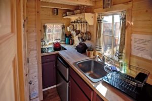 The Tumbleweed rental's kitchen.