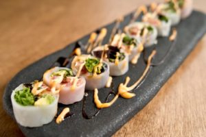 Toki Roll at Shige Sushi Japanese Kitchen in Cotati. (Alvin Jornada / The Press Democrat)