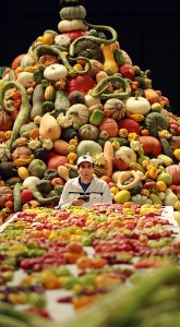 The National Heirloom Exposition at the Sonoma Fairgrounds. (photo by John Burgess)