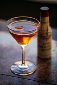 Granados' Manhattan Mexicana cocktail includes Fee Brothers Aztec Chocolate Bitters.