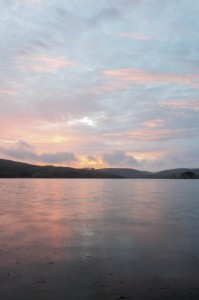 The sunset view across Tomales Bay is a memory maker.