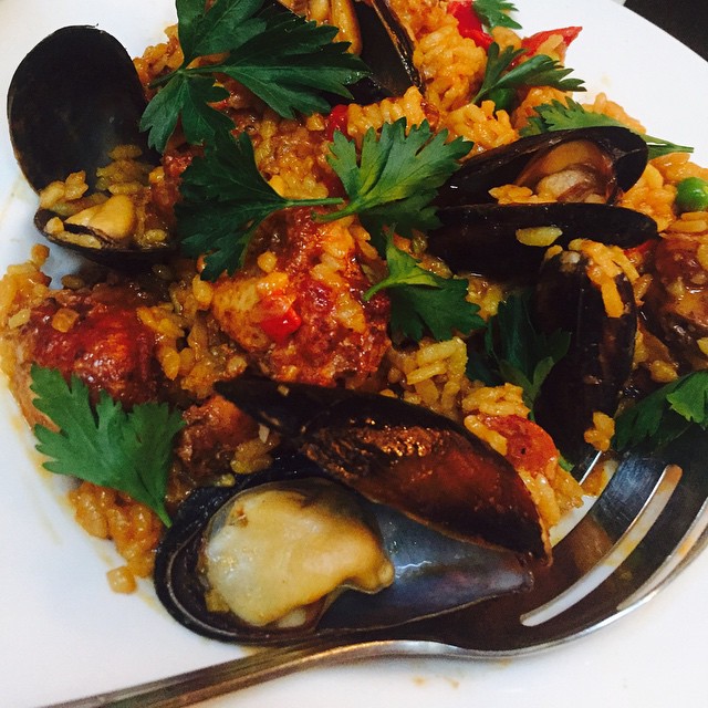 Shhhh! Paella at The Pullman Kitchen in Santa Rosa. (The Pullman Kitchen)