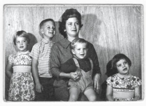 In 1958, Susan Farrell, right, in an undated family snapshot, was sent to live at Sonoma State Hospital, now Sonoma Developmental Center. Her father, Tom, later wrote a poem that expressed the family’s pain at the separation. 