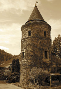 The brandy tower at Korbel Champagne Cellars in Guerneville, a winery with a history of strange happenings. (Photo by Christopher Chung)