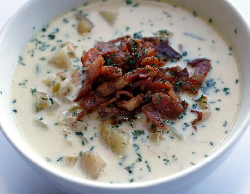 Clam Chowder at Nick's Cove, Marshall. (PD FILE)