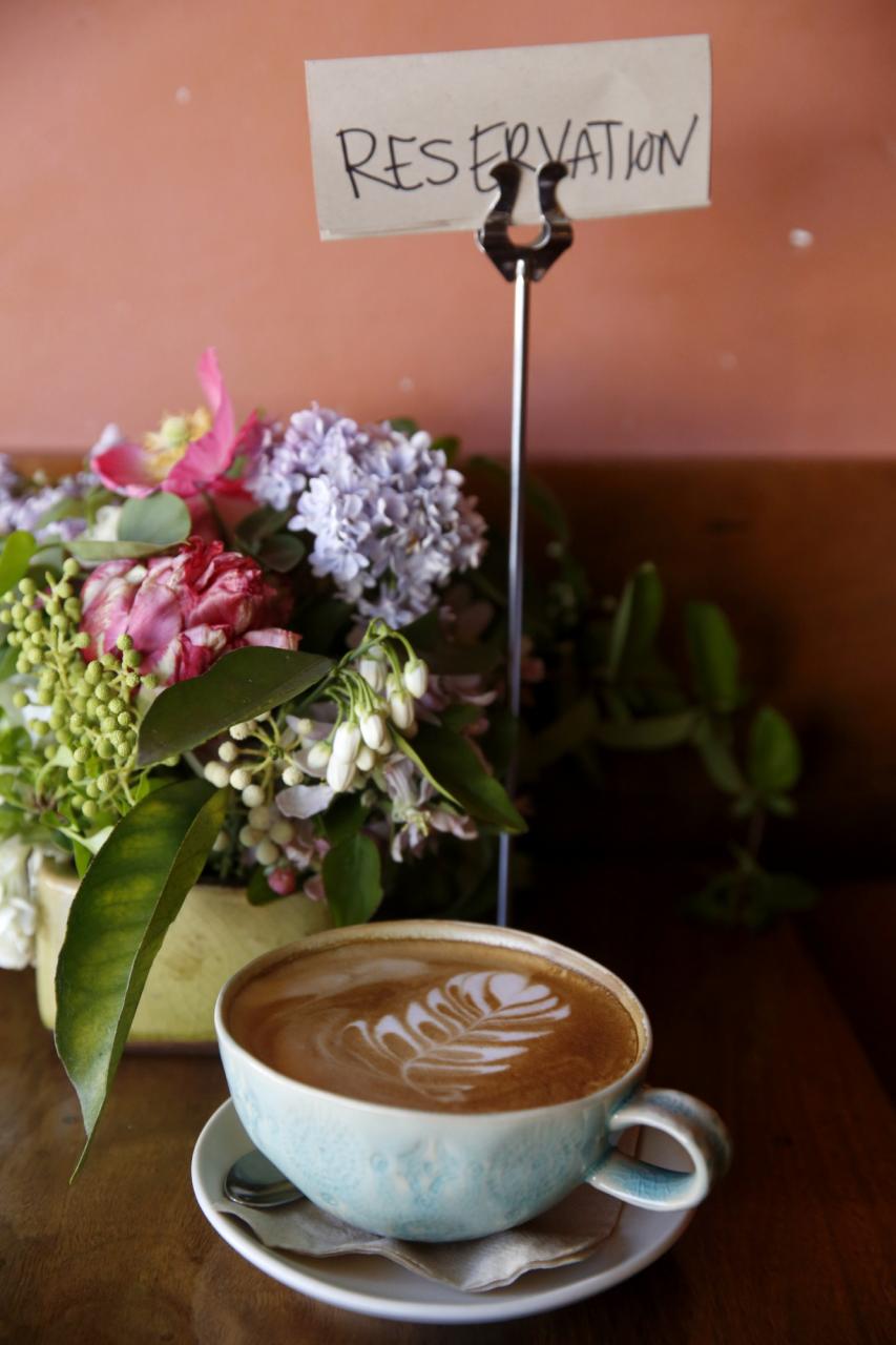 A cappuccino at Della Fattoria in Petaluma. (BETH SCHLANKER/ The Press Democrat)