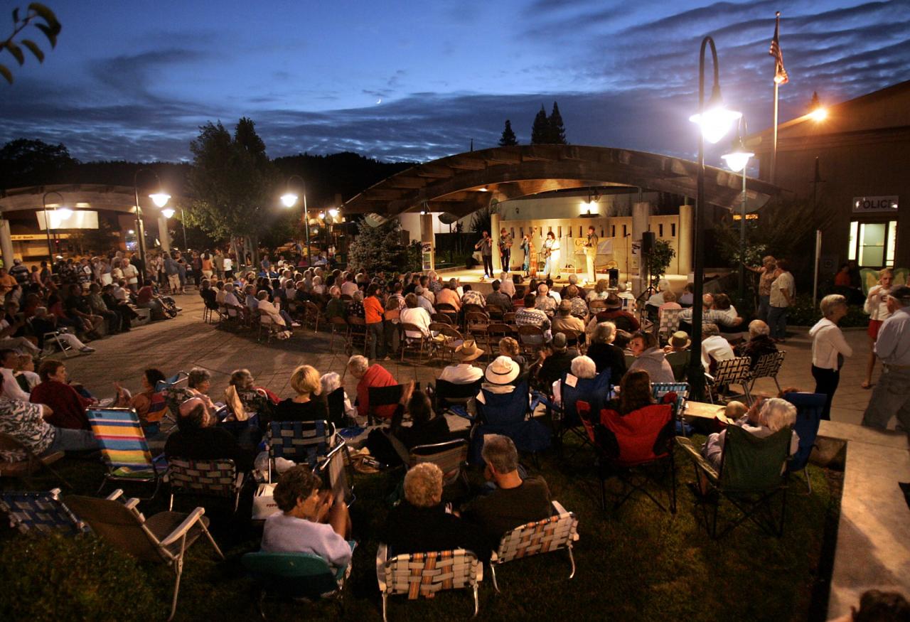 CLOVERDALE: Friday Night Live at the Plaza, Downtown Cloverdale, from June 3 through September 2, 2016.(John Burgess / The Press Democrat)