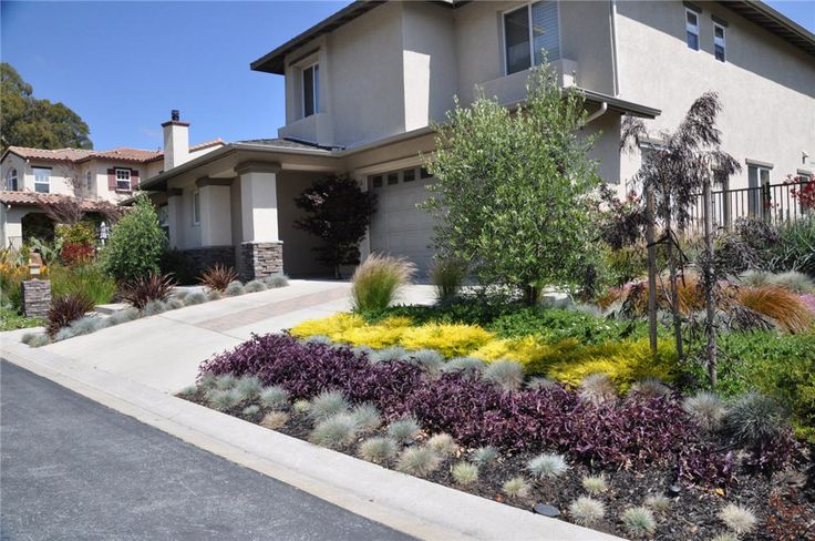 Beautiful Drought Resistant Front Yard, Front Yard Landscaping Ideas California