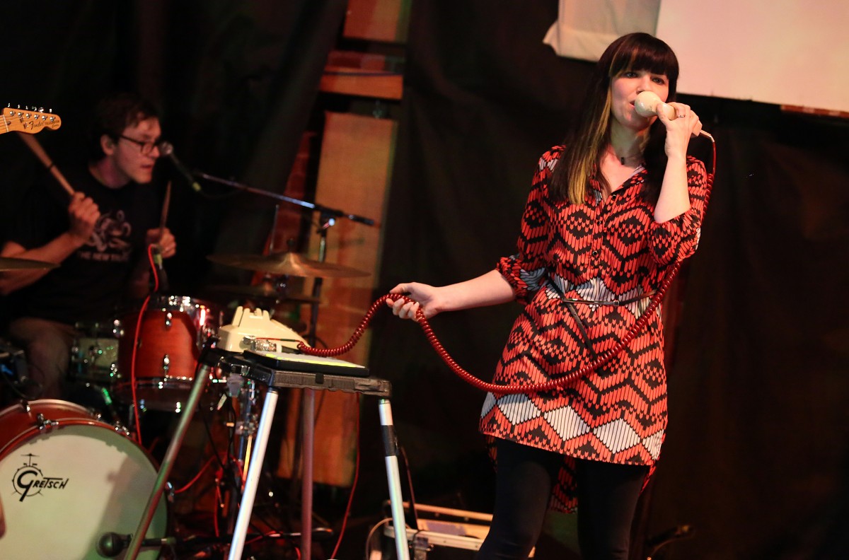 Emily Whitehurst, center, and her band Survival Guide performed during the "Create Again" concert honoring the memory and musical aspirations of Andy Lopez and held at the Arlene Francis Center in Santa Rosa, Saturday, April 4, 2015. All proceeds from the concert will go to the music program at Lawrence Cook School. (CRISTA JEREMIASON / The Press Democrat)