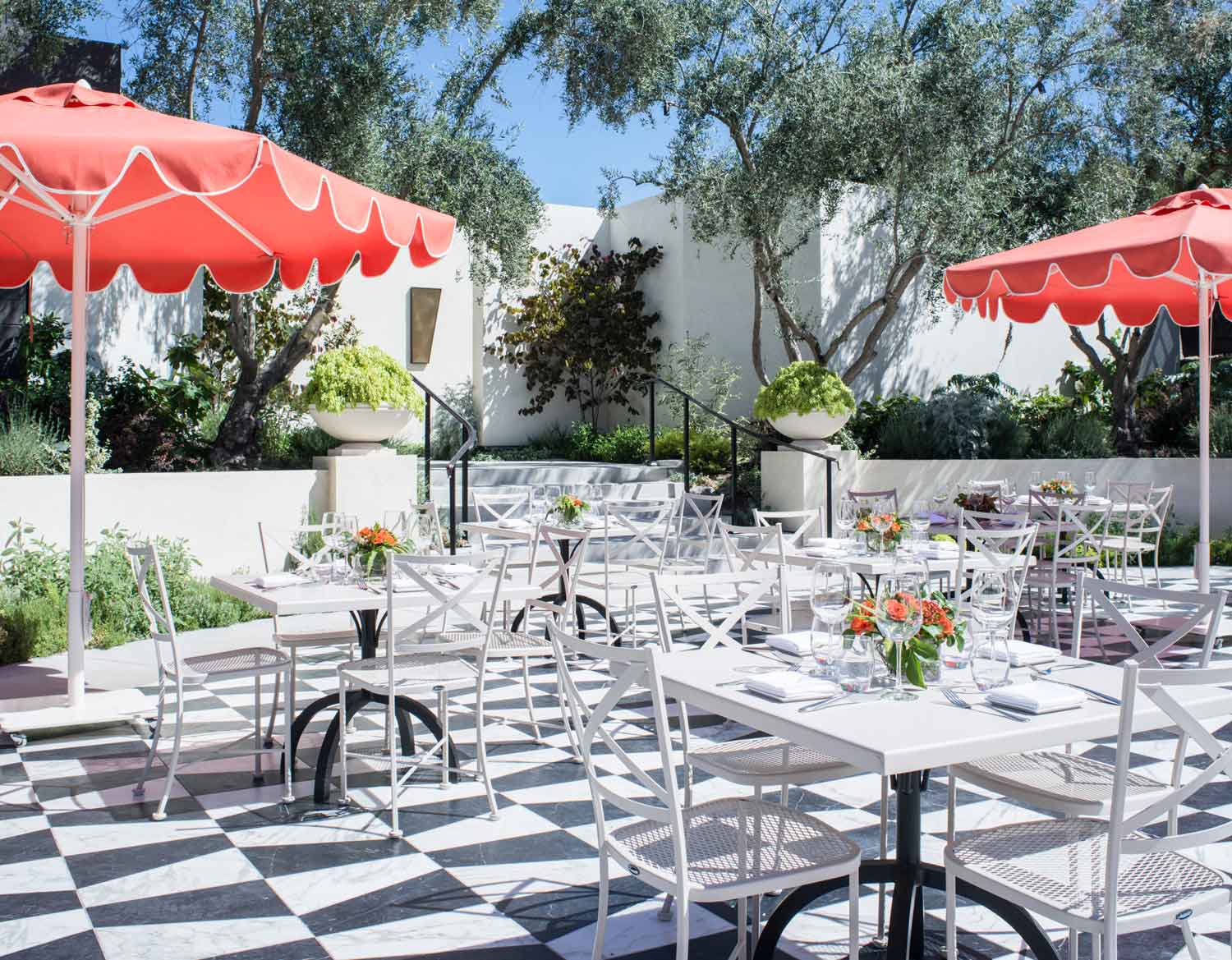 Catelli's patio.