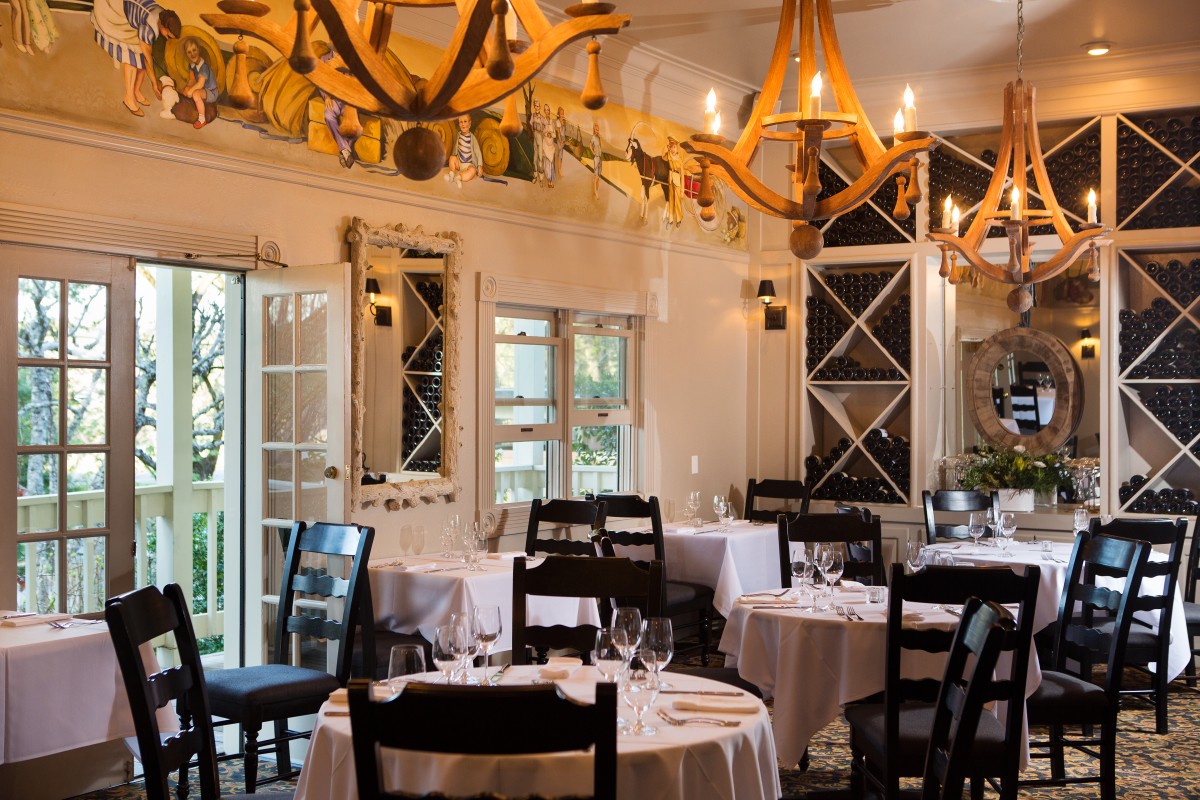 The restaurant at the Farmhouse Inn. (Photo by Charlie Gezell)