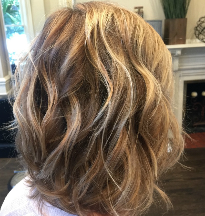 Bronde hair color