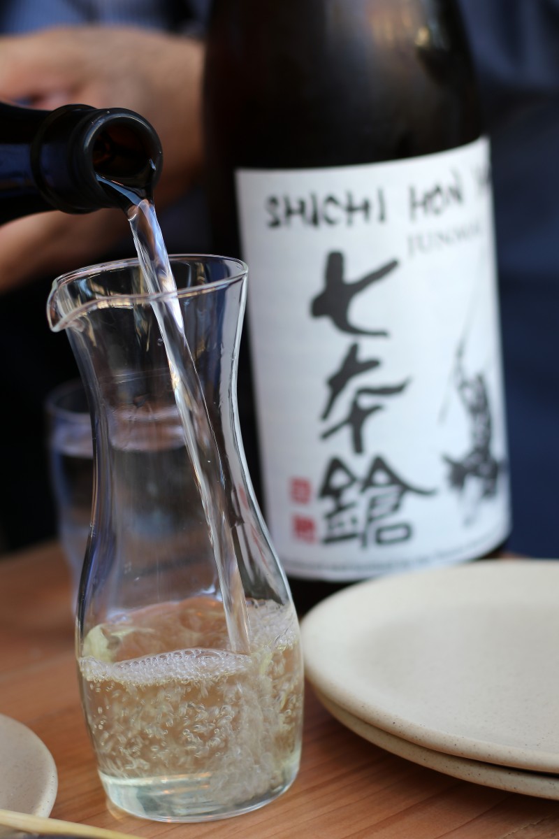 Sake at Miminashi restaurant in Napa, California on 5/16. Heather Irwin, Press Democrat