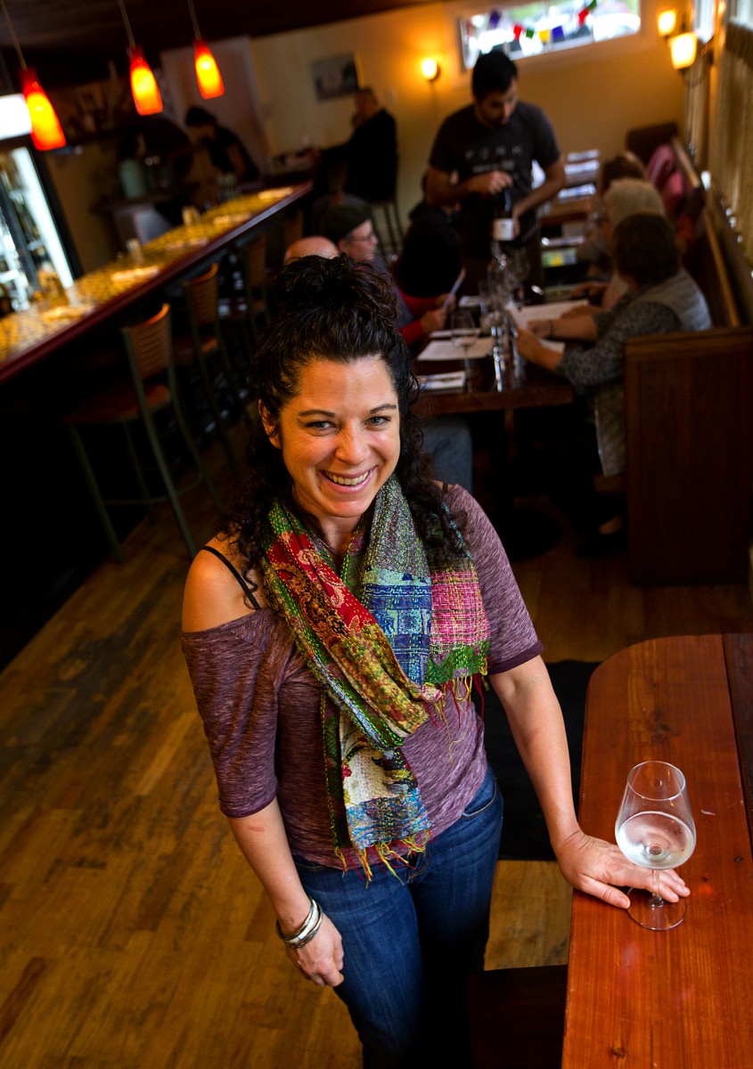 Owner/chef Sarah Piccolo at the Fork Roadhouse on Bodega Ave. east of Sebastopol. (JOHN BURGESS/The Press Democrat)