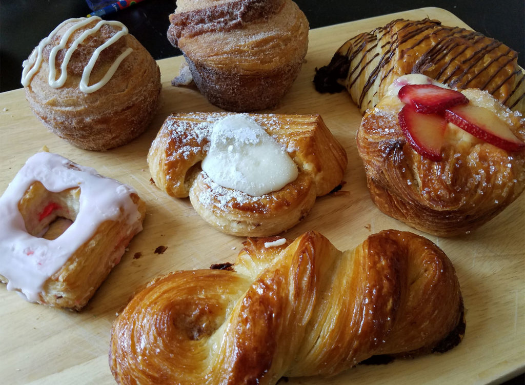 Bright Bear Bakery in Petaluma features luxe pastries, cronuts, croissants and morning buns in Petaluma. Photo: Heather Irwin/PD