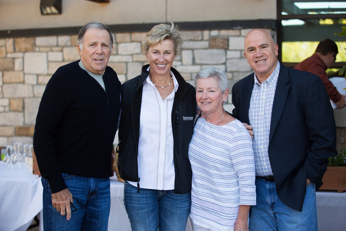 Michael and Caroline Price of Napa, left, with Anne Farragher and her husband, Brian, who is executive director of Hanna Boys Center