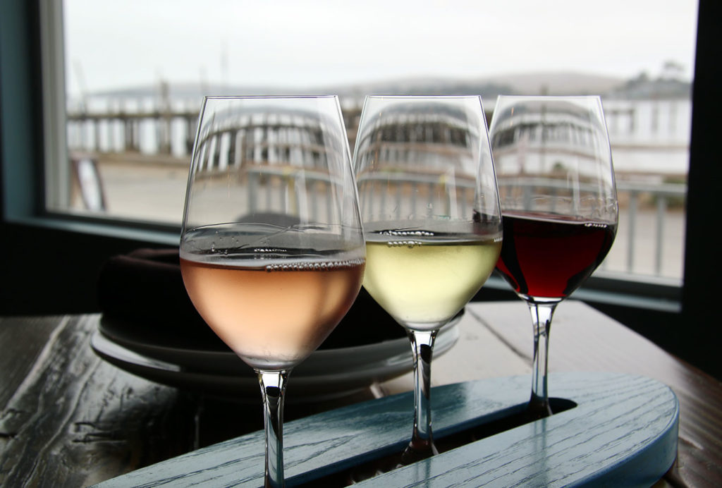 Wine Surfing at Gourmet Au Bay in Bodega Bay. Heather Irwin/PD
