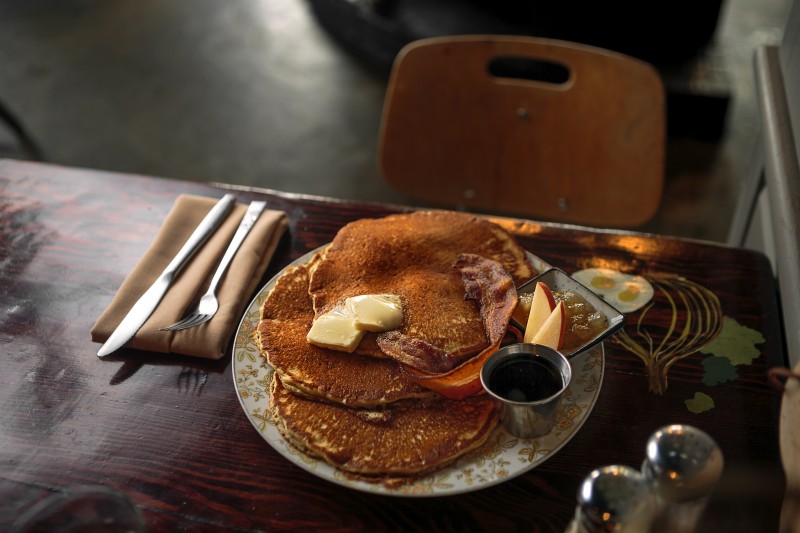 This weekend, you can have pancakes and support a good cause at Windsor High Boosters and Windsor VFW fundraising Pancake Breakfast. (The pancakes in the picture are served at Wishbone in Petaluma)