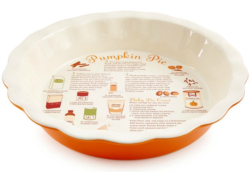 pumpkin pie dish