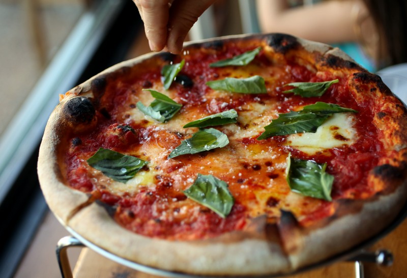 Margherita Pizza served at Glen Ellen Star in Glen Ellen, Thursday, April 9, 2015. (CRISTA JEREMIASON