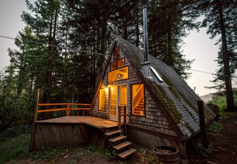 A-frame cabin