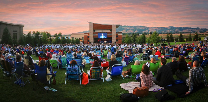The lawn at the Green Music Center in Rohnert Park. (Photo courtesy of the Green Music Center)