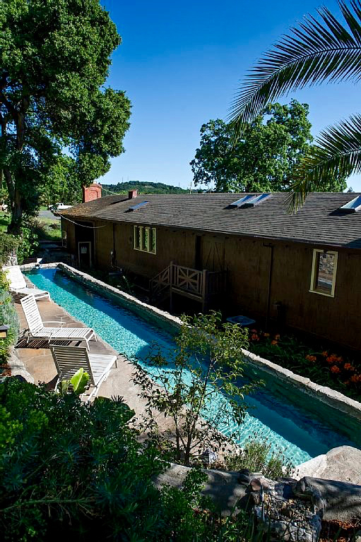 Luxe Lodge in Healdsburg.
