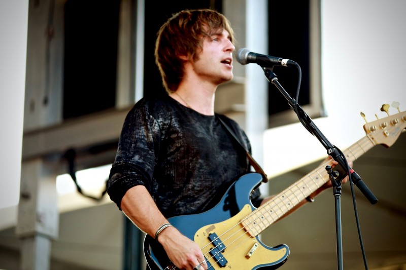 The Struts guitarist Adam Slack,