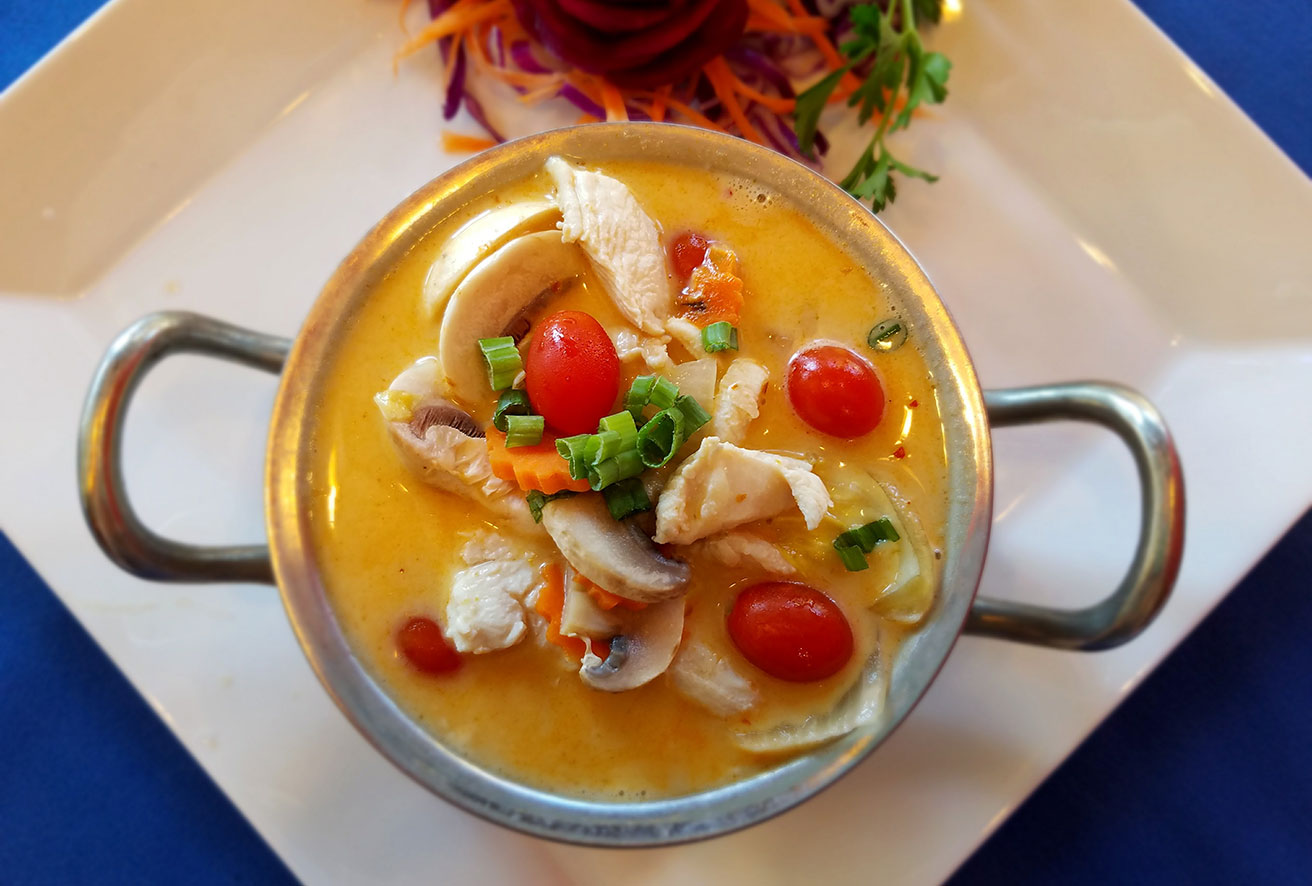 Coconut chicken soup at Thai Time in Santa Rosa. Heather Irwin/PD