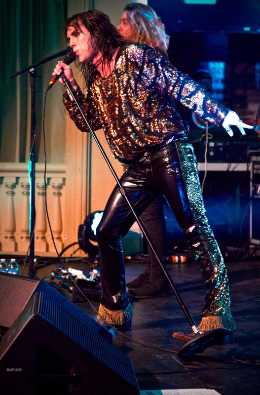 The Struts singer Luke Spiller at The Napa Valley Opera House, Friday November 4. (Photo by Estefany Gonzalez)