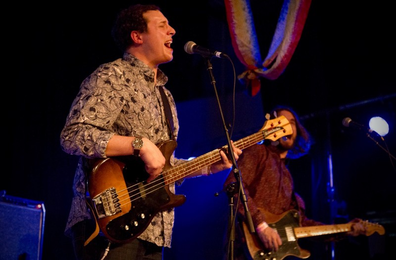 Monophonics performs at the inaugural Rivertown Ball, December 31. (Estefany Gonzalez)