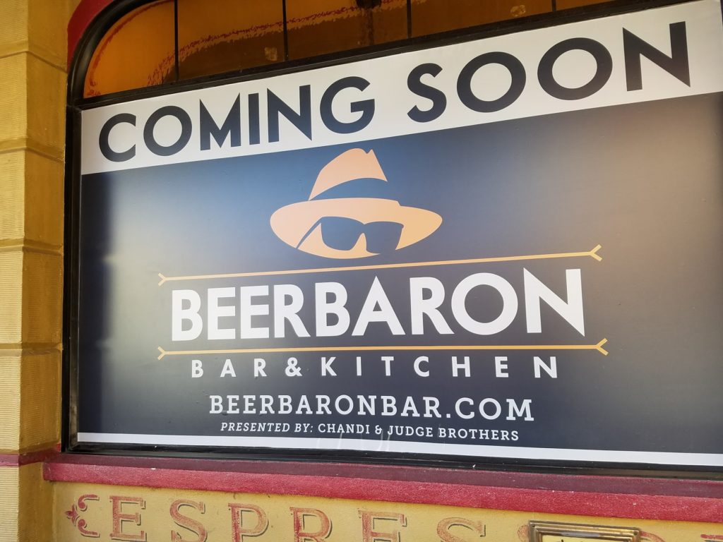 Beer Baron is coming soon to Santa Rosa