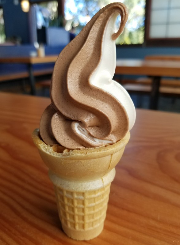 Ode to Foster's Freeze chocolate and vanilla cone. Heather Irwin/PD 