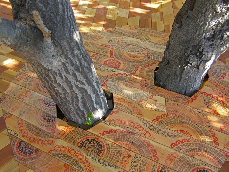 The floor in the Honey Sphere.