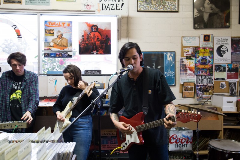 The Down House plays at The Last Record Store in Santa Rosa.